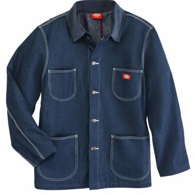 Men's Fleece Lined Chore Denim Jacket Thumbnail