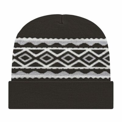 USA- Made Diamond Cuffed Beanie Thumbnail