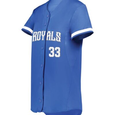 Ladies Cutter+ Full Button Softball Jersey Thumbnail