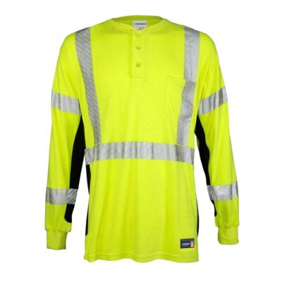 Unisex Tall FR Long Sleeve Henley T-Shirt Thumbnail