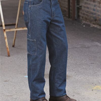 Flame Resistant Pre-Washed Denim Dungaree Thumbnail