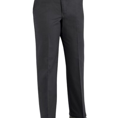 Women's Extended Sizes Plain Front Cotton Pants Thumbnail