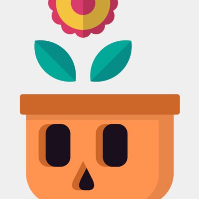 Elements Skull logo template 08 Thumbnail