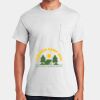 Ultra Cotton ® 100% US Cotton T Shirt with Pocket Thumbnail