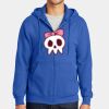 Tall Essential Fleece Full Zip Hooded Sweatshirt Thumbnail