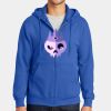 Tall Essential Fleece Full Zip Hooded Sweatshirt Thumbnail