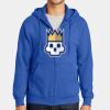 Tall Essential Fleece Full Zip Hooded Sweatshirt Thumbnail
