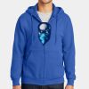 Tall Essential Fleece Full Zip Hooded Sweatshirt Thumbnail