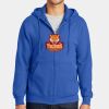 Tall Essential Fleece Full Zip Hooded Sweatshirt Thumbnail